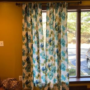Watercolor Curtain Panels